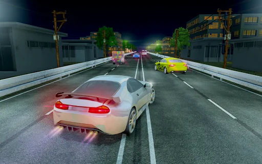Real Highway Traffic Car Race