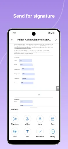 Fill and Sign Docs: Signeasy screenshot 4