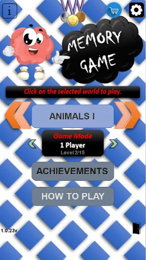Memory Game Various Phases