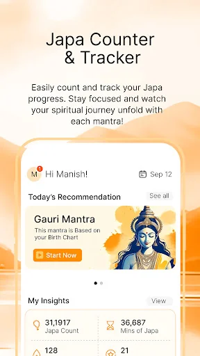 Japa 108 - Counter & Tracker screenshot 1