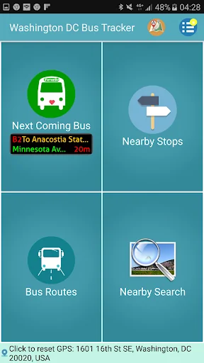 Washington DC Bus Tracker