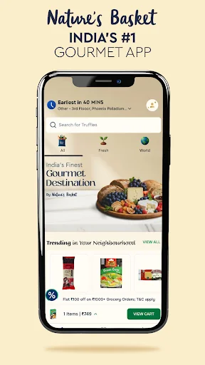 Nature's Basket Gourmet App