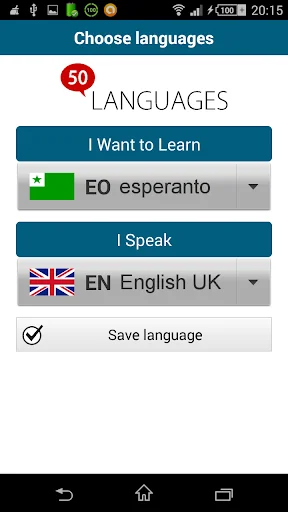 Learn Esperanto - 50 languages screenshot 2