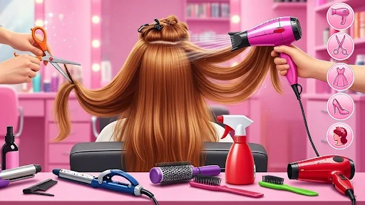 Fashion Braid Hair Girls Games