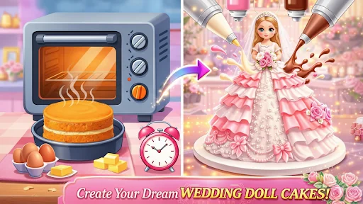 Wedding Doll Cakes Maker Chef