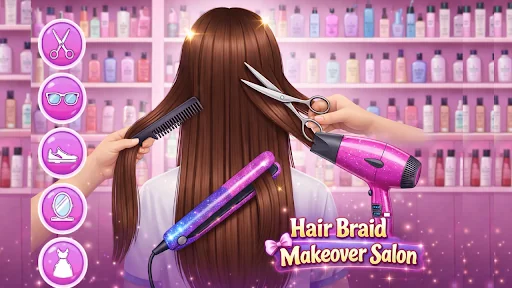 School kids Hair styles Makeup screenshot 2
