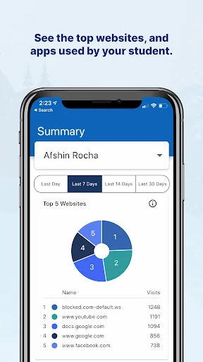 GoGuardian Parent App screenshot 1