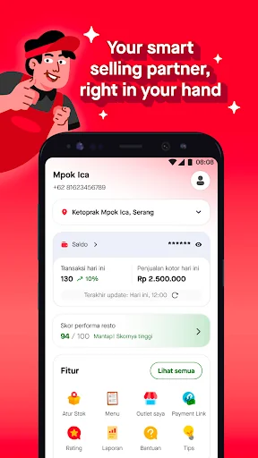 GoFood Merchant screenshot 1