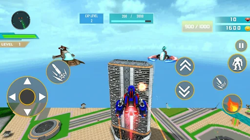 Space Robot Transform Games 3D screenshot 3