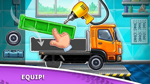Truck games - build a house screenshot 1