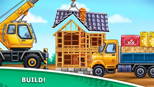 Truck games - build a house screenshot 4