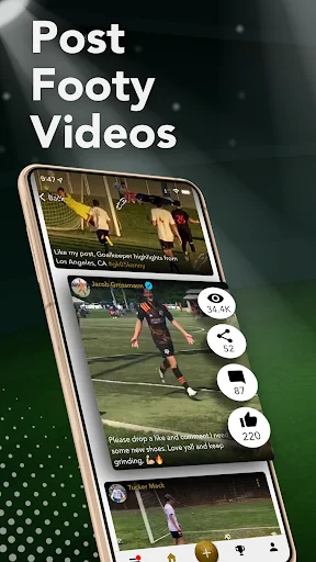 GoldCleats Soccer App screenshot 1