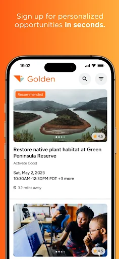 Golden Volunteer Opportunities