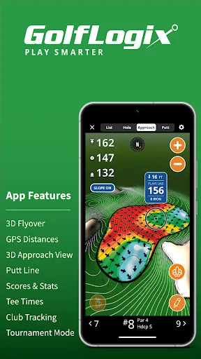 GolfLogix Golf GPS + 3D Putts