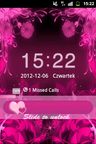 Flowers Pink Theme GO Locker