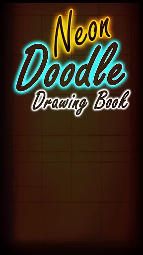 Neon Doodle Glow Art Drawing