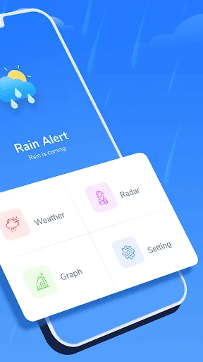 Rain Alerts: Weather forecasts screenshot 1