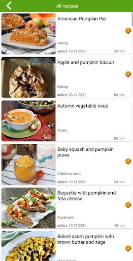 Pumpkin recipes screenshot 3