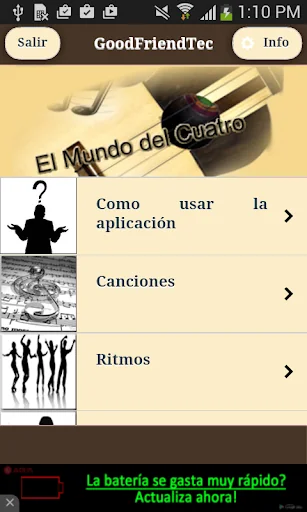 Venezuelan cuatro Chords