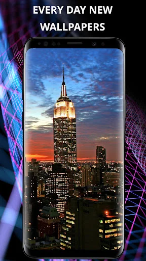 City at night wallpapers 4K screenshot 1