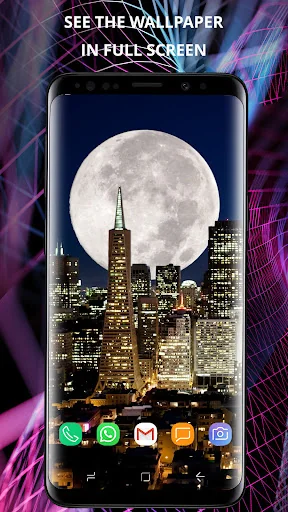 City at night wallpapers 4K screenshot 2