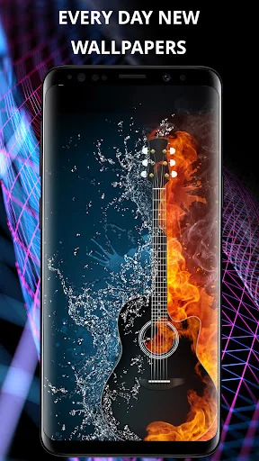 Fire wallpapers on phone