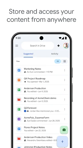 Google Drive app screenshot