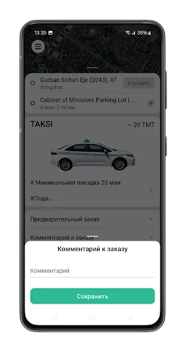 Taxi Hyzmaty — заказ такси! screenshot 3