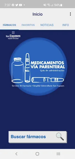 Medicamentos vía parenteral screenshot 1
