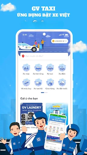 GV - App đặt Taxi điện, xe máy