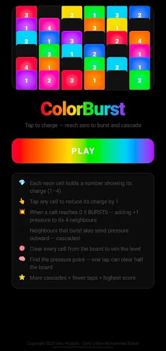 ColorBurst – Chain Reaction