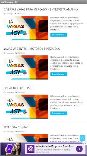 ASF EMPREGO DF