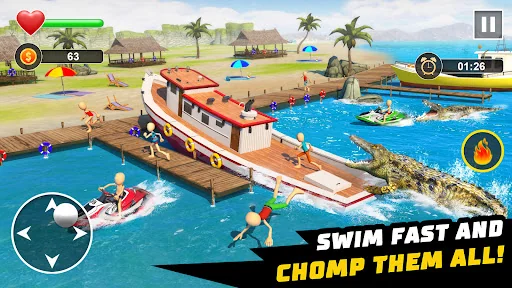 Crocodile Games - Animal Games screenshot 1