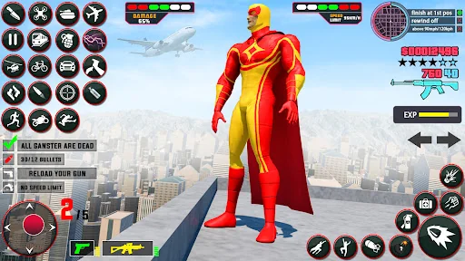 Spider Hero Man Rope Hero Game screenshot 1