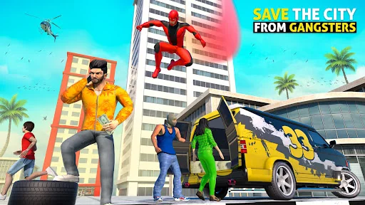 Spider Hero Man Rope Hero Game screenshot 4