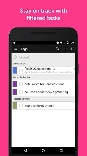 GQueues | Tasks & To-Do Lists screenshot 4