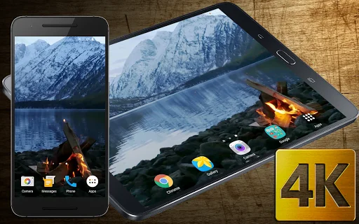 Сampfire Live Wallpaper