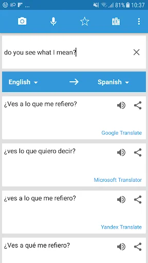 Translate Box - multiple trans