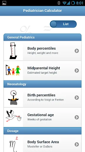 Ped(z) - Pediatric Calculator screenshot 2