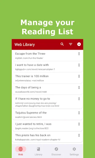 Webu - Web Novel Reader