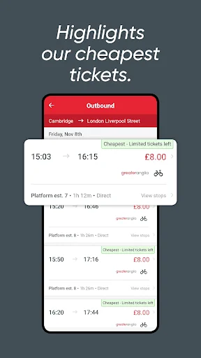 Greater Anglia Train Tickets screenshot 3