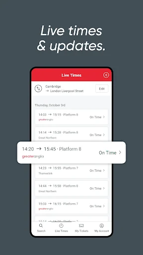 Greater Anglia Train Tickets screenshot 4