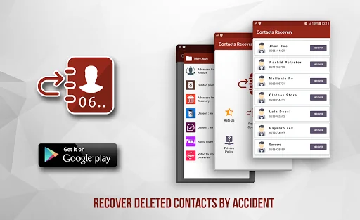 Recover Deleted Contacts