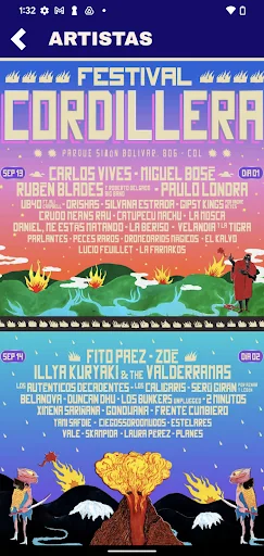 Festival Cordillera screenshot 2