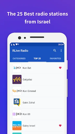Radio Live Israel radio online screenshot 3