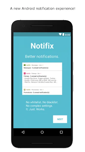 Notifix - Content Aware Notifi screenshot 1