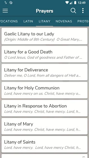 Catholic Prayerbook screenshot 1