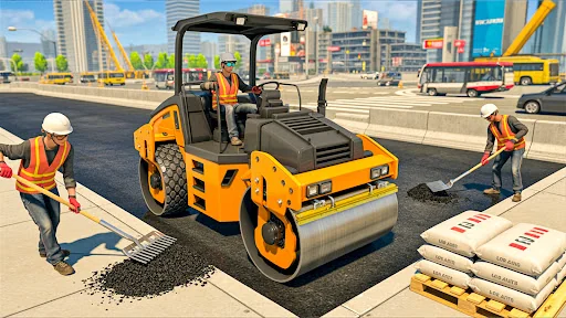 Highway Road Construction Game