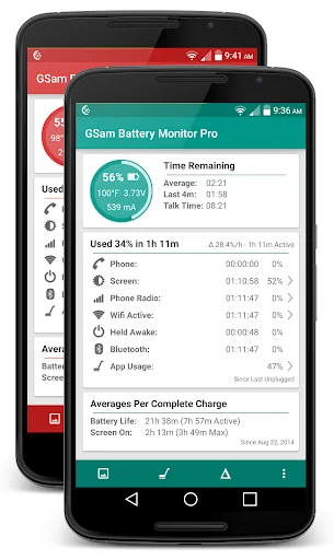GSam Battery Monitor Pro screenshot 1