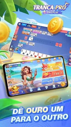Tranca ZingPlay Jogo de cartas screenshot 1